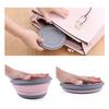 Portable Folding Lunch Box Bowl Sets Silicone 3Pcs/Set Food Container Outdoor Camping Tableware Set Foldable Salad Bowl with Lid