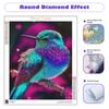 Diy Алмазная картина животное птица полная круглая алмазная вышивка крестиком картина из страз ручной работы настенное искусство домашний декор 30x40 см