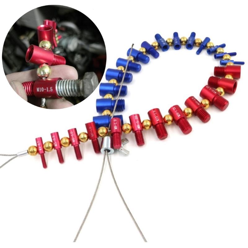 Съемный измеритель размера гаек и болтов. Инструмент для проверки резьбы гайки и болта. Тестер резьбы. Инструмент для проверки резьбы болта.