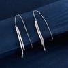 Sparkling Fringed Ear Line Women's Niche Exquisite Simple Versatile Long Fringed Temperament Earrings Women