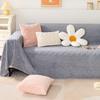 Sofa Full Covered Cloth Anti-Cat Scratch Plush Sofa Cover All-Inclusive Non-Slip Seat Cushions Thickened