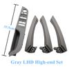 LHD Top Quality Interior Plastic Door Pull Handle with Cover Trim Full Set For BMW 3 Series E90 E91 316 318 320 325 328i