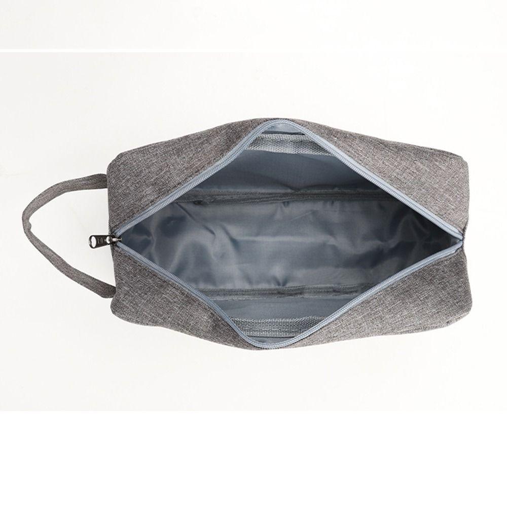 Handle Travel Toiletry Bag Water-resistant Makeup Pouch Simple Cosmetic Storage Bags  Long Travel
