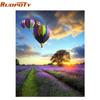Frame Romantic Balloon DIY Painting By Numbers Kits Landscape Modern Wall Art Canvas Acrylic Painting For Home Decor