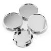 63.5mm Silver Wheel Center Caps (4 pieces)
