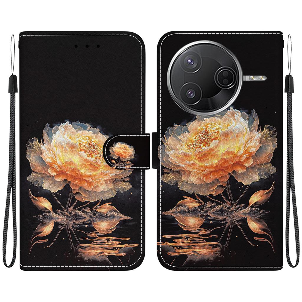 Для Xiaomi Poco F7 Pro 5G/F7 Ultra 5G/Redmi K80 Pro 5G/K80 5G Чехол-кошелек для телефона Кожаная откидная крышка С принтом