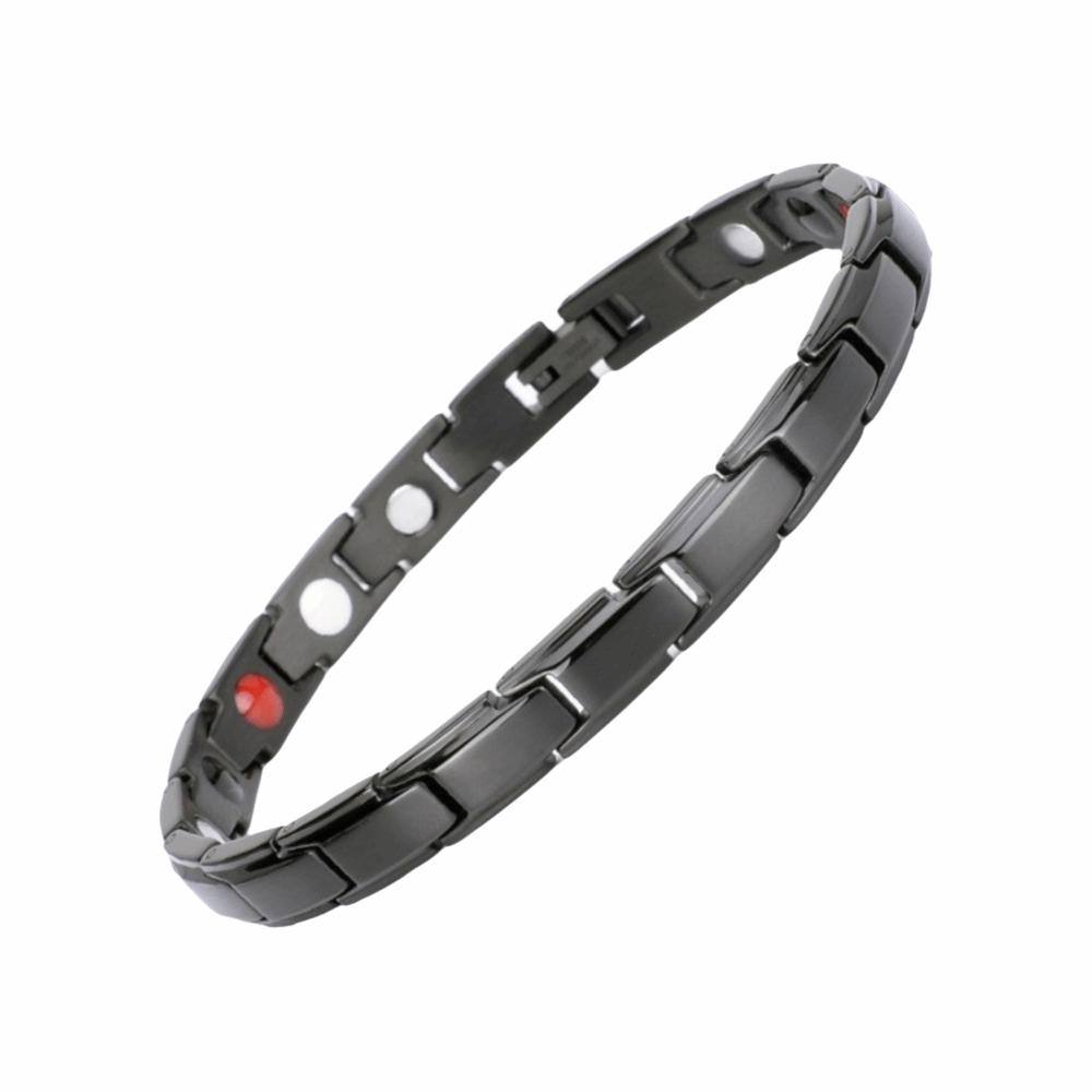 Stainless Steel Stainless Steel Bracelet Retro Magnetic Link Chain Magnet Couple Bracelets  Home