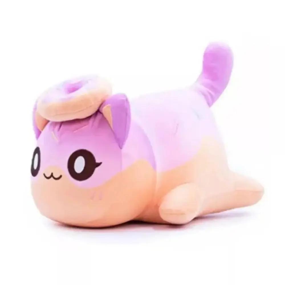 Aphmau Meows Cat Plush Toy Soft Meemeow Stuffed Donut Cat Plushes Kawaii French Fry Cheeseburger Food Plush Doll Birthday Gifts