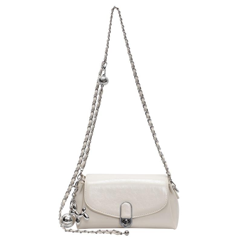 Korean Version Trendy Fashion Versatile Simple Chain Small Square Bag High-end Niche Design Versatile Temperament Messenger Bag