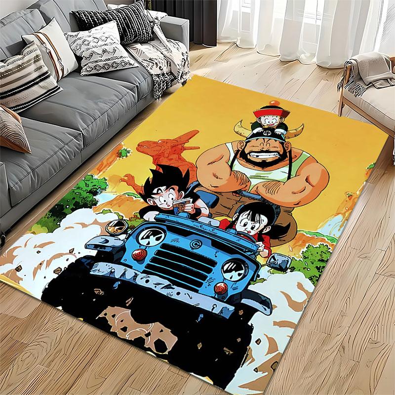 Anime Adventure Characters Carpet suitable as a non-slip mat for the living room or bedroom sofa