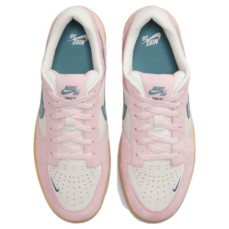 Nike Sb Force 58 Pink Bloom Teal Gum Skateboard Shoes DV5477-600