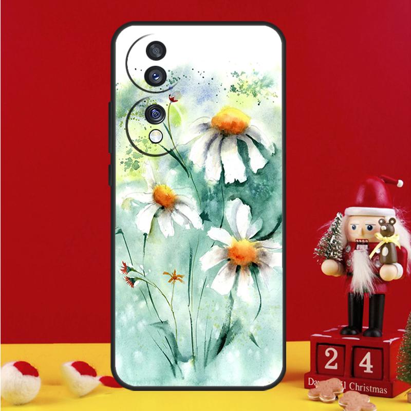 Акварельный чехол с ромашками для Honor Magic 7 6 8 Pro Honor Win X9a X9b X9c X9d X8c X8b 50 70 90 200 400 Lite Чехол