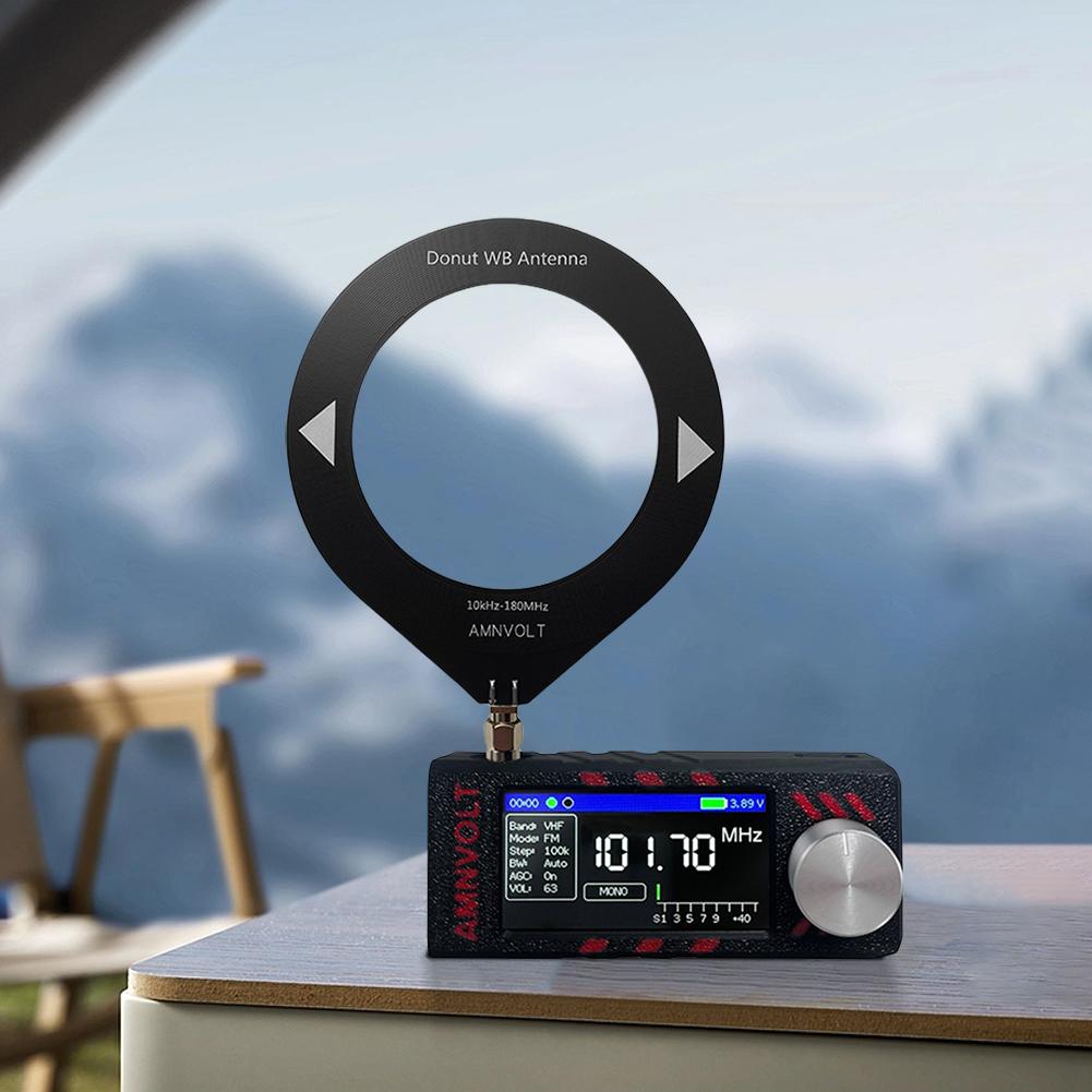 SI4732 Mini Pocket Radio AM FM Display All Band Receiver Radio 800mAh Portable Radio Outdoor Stereo Radio for Walking Hiking