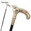 Copper Lizard Walking Cane Fashion Decorative Walking Stick Gentleman Elegant Cosplay Cane Knob Crosier 89cm