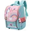 Large Capacity Waterproof Unicorn Cartoon Canvas Backpack For Kids With Breathable Design