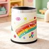 Круглая мусорная корзина без крышки для спальни и ванной комнаты