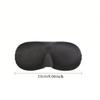 3D Sleep Mask With Blindfolded Eyes, Sleep Aid, Soft Viscoelastic Foam Eye Mask For Sleeping, Travel, Blocking, Lightweight Eye Cover