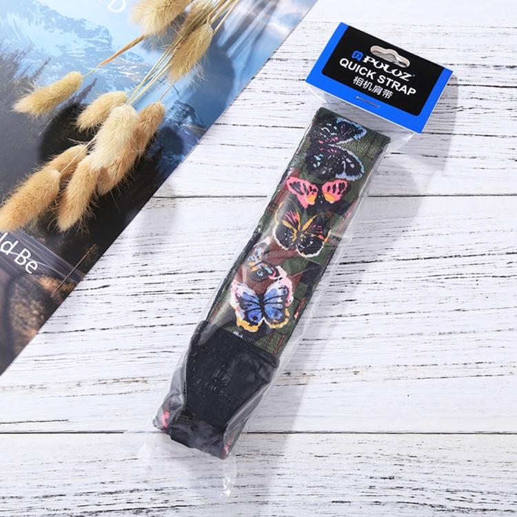 PULUZ Ретро Этнический стиль Многоцветная серия Бабочки Плечевой ремень для камеры Ремешок для зеркальных/DSLR камер