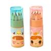 Colorful Cartoon Painting Pencil 12 Color Stationery Pencil Drawing Pencil  Student Stationery