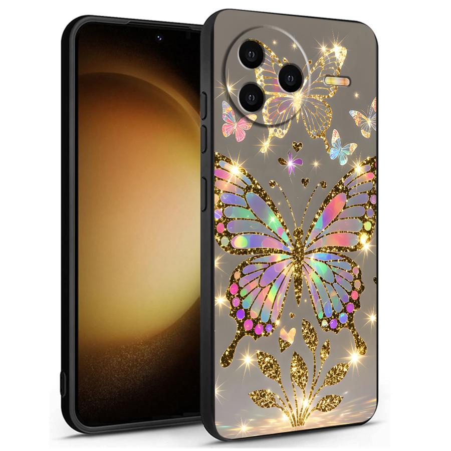 Creative Cartoon Butterfly Case for Xiaomi Redmi 12C A5 A3 A4 10 13C 9 K40 K80 Pro A1 A2 Plus 14C Funda Phone Cover
