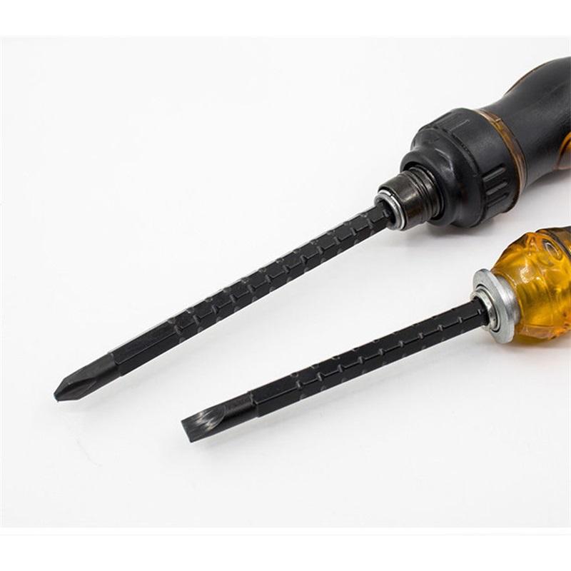 Отвертка с храповым механизмом Т-типа, набор крестовых отверток, многофункциональные телескопические винты двойного назначения