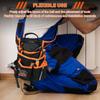 Electrician Tools Bag with 5 Internal Pockets & Hammer Holder Multifunctional Adjustable Oxford Cloth Tool Belt  for Carpenter