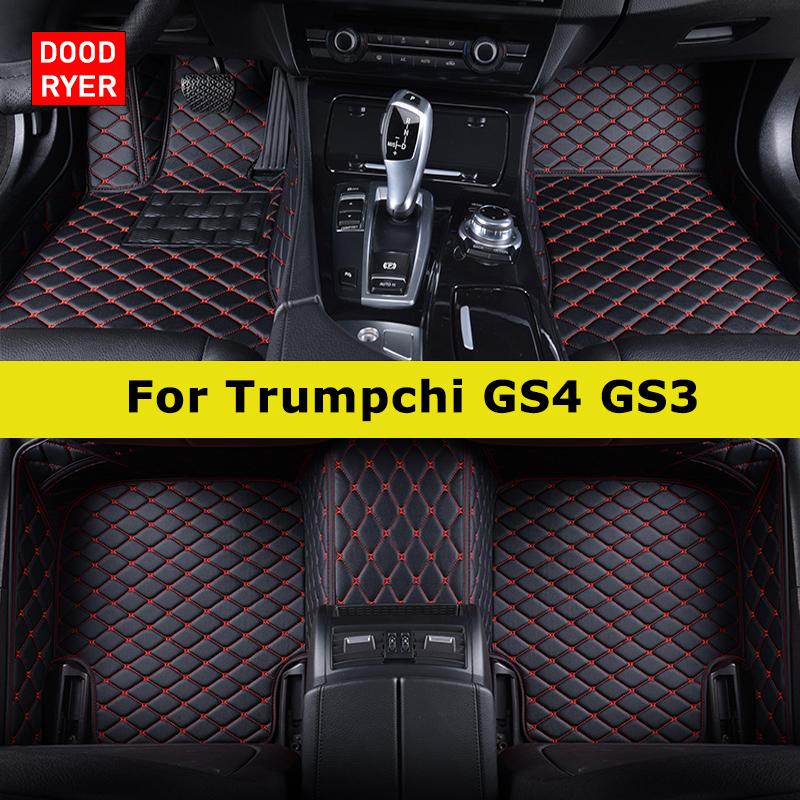 DOODRYER Custom Car Floor Mats For Trumpchi GS4 GS3 GS4PLUS Auto Carpets Foot Coche Accessorie