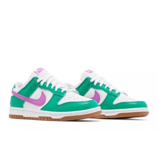 Nike Dunk Low Joker Белый Зеленый Фиолетовый Женские Повседневный Стиль Жизни FD9922-151 Женские