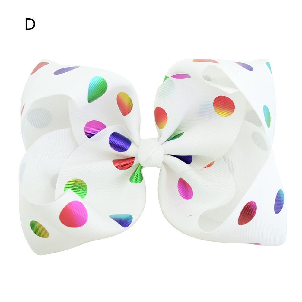 1 Pcs/6 Pcs Children Girl Hair Clips Cute Printing Bowknot Headband Hair Accessories