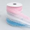 Elegant and Exquisite 3cm Same Color Lace Ribbon Clothing Wedding Accessories Flower Bouquet Gift Bow Ruffled Lace Ribbon Crafts Making Ribbons