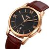 Watch for Arm Classic Leather Brand High School Black Watch for Men Men, Simple, Stylish, Watch, Men's Watch, Brown, Strap, Waterproof, Business,