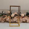 Flower Display Stand Gold Tall Floor Vase Plant Shelf Detachable Metal Flower