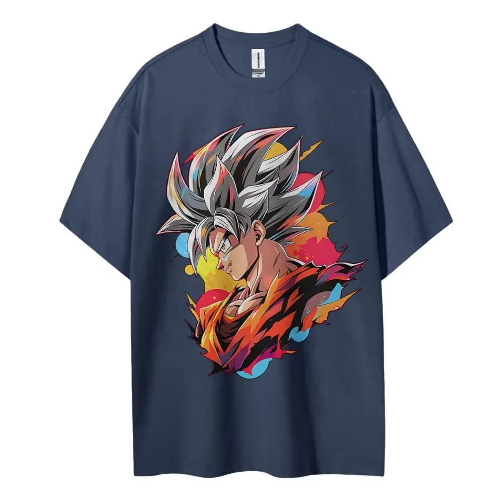 Summer New Dragon Ball Anime Printed Tshirt Unisexs and Womens Tshirt Unisexs Top Sports Tshirt Unisexs Tshirt Harajuku Y2K Tee