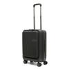 Stylish Yet Full of Useful Features Hapitas Zipper Suitcase Only Siffle Can Use Both Keys and Stopper Caster Front Open HPL2281 Deep Gray [Siffle]