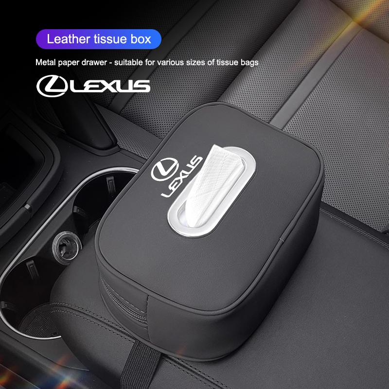 Бумажная салфетница на спинку автомобильного сиденья, сумка-органайзер на солнцезащитный козырек для Lexus GS IS LS500h ES260 ES300h RX350h NX260 UX260 LM LC RZ450e