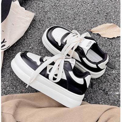 Маленькие белые туфли, детские, весна и осень, новинка, модные, на толстой подошве, универсальные, дышащие, повседневные, для студентов, для занятий сноубордом