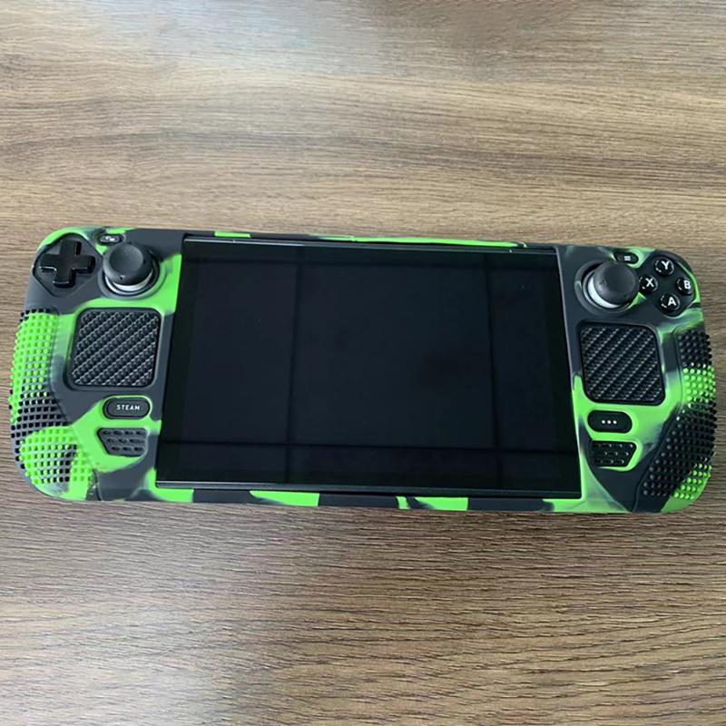 Противоскользящая силиконовая защитная крышка для игровой консоли, совместимая с корпусом консоли Steam Deck, аксессуары в виде ракушки