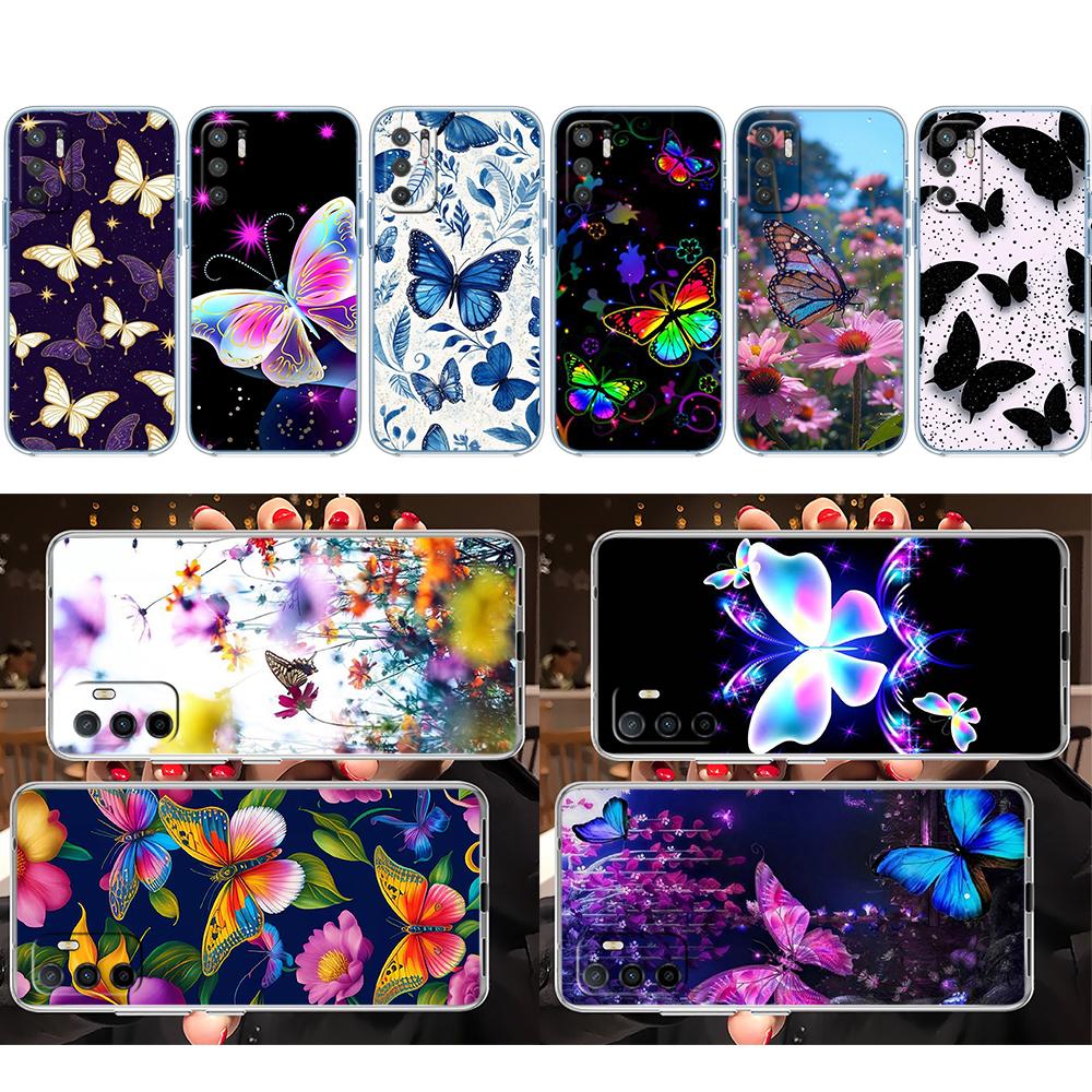 FM17 Colorful Butterfly Case for Motorola G10 G20 G30 G31 G32 G34 G35 G41 G42 G50 G51 G52 G55 G60 G60S G62 G71 G72 G75