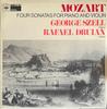 Виниловая пластинка WOLFGANG AMADEUS MOZART  GEORGE SZ  Четыре сонаты для фортепиано и скрипки S61055 CBS Classics 1969 Великобритания Классическая б/у