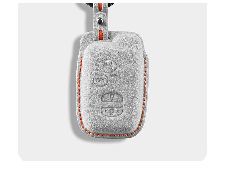 Сумка для ключей Lexus ES300H/ES350/RX270 из алькантары и замши 3D