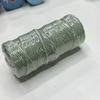 4 мм Водонепроницаемый Горячая Распродажа Цветная Шпагат для Поделок Сатиновый Шнур Крученый Шнур Натуральная Хлопковая Веревка для Макраме для Сумок и Обуви