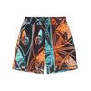 Li Ning All Over Print Abstract Pattern Drawstring Loose Sports Shorts Women shorts Earth-Gray AKSS018-1