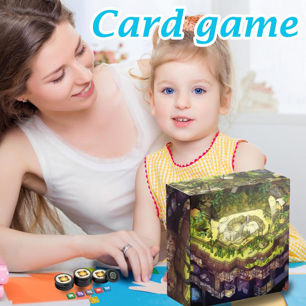 Board Game - A Competitive  A Shared Map, A Game Of Collection And Exploration, Constantly   To Become The Winner - Compact And Portable