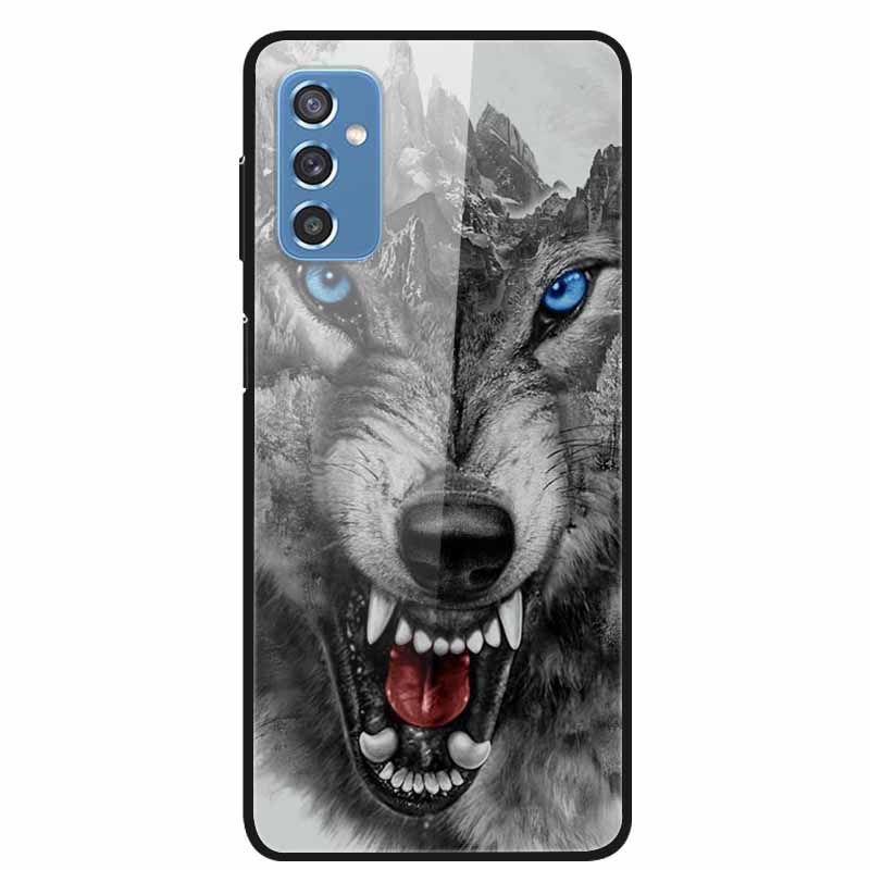 Для Samsung M52 5G Чехлы M23 5G M51 M02s Закаленное Стекло Жесткая Задняя Крышка Для Samsung Galaxy M23 5G Чехол для Телефона Fundas Capa M 52 5G