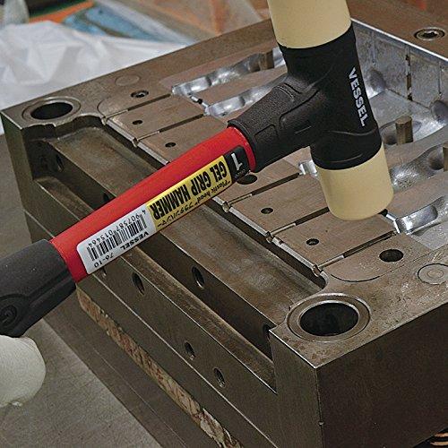 VESSEL Молоток резиновый пластиковый №77-10