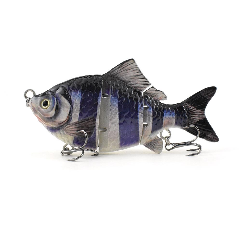 114 Mm /37G 3 Section Metal Link Simulation Crucian Carp Realistic Scale Effect Multi Section Simulation Luya Bait