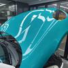 ПЭТ Ультра Глянец Miami Blue Автомобильная Виниловая Пленка для Оклейки Рулон Пленки Кузов Автомобиля Самоклеящаяся Наклейка Авто DIY Декоративные Аксессуары С Воздухоотводом