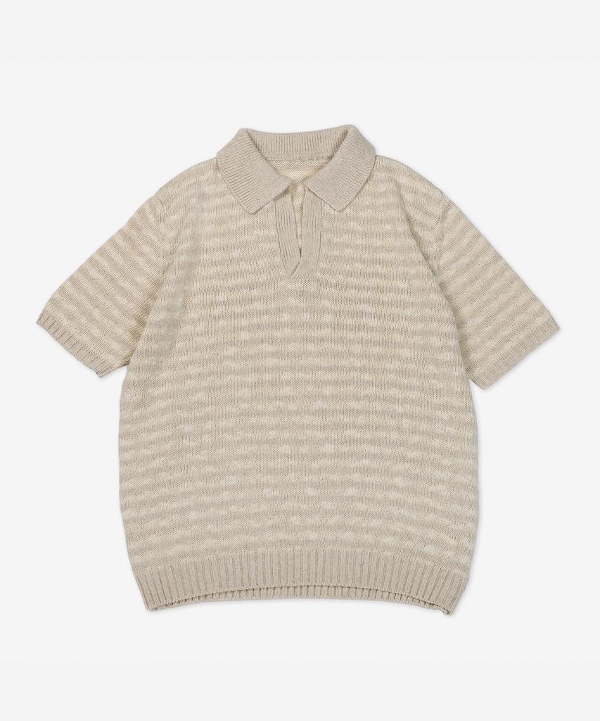 TESTAMENT Two Tone Short Sleeve (Beige)