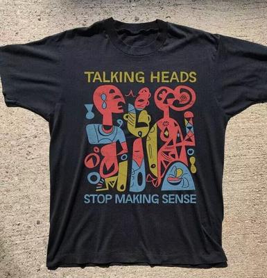 Talking Heads Stop Making Sense Черная унисекс хлопковая футболка Heaven S-5XL KH8105 Унисекс футболка