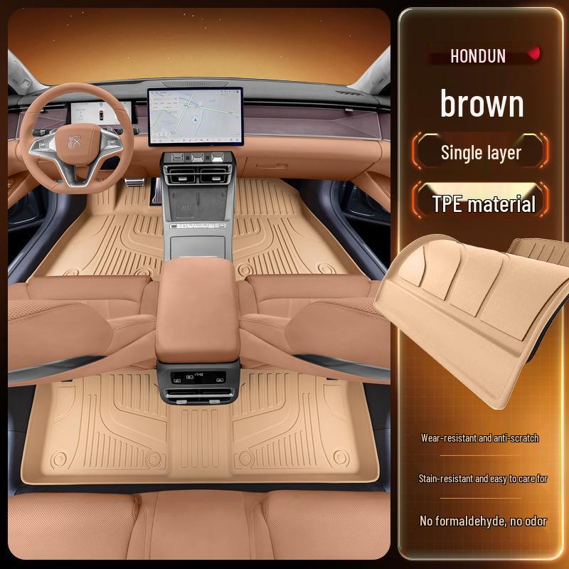 Коврики BYD Han L для TPEDM/EV25: Новые аксессуары для интерьера автомобиля для водителя и пассажира